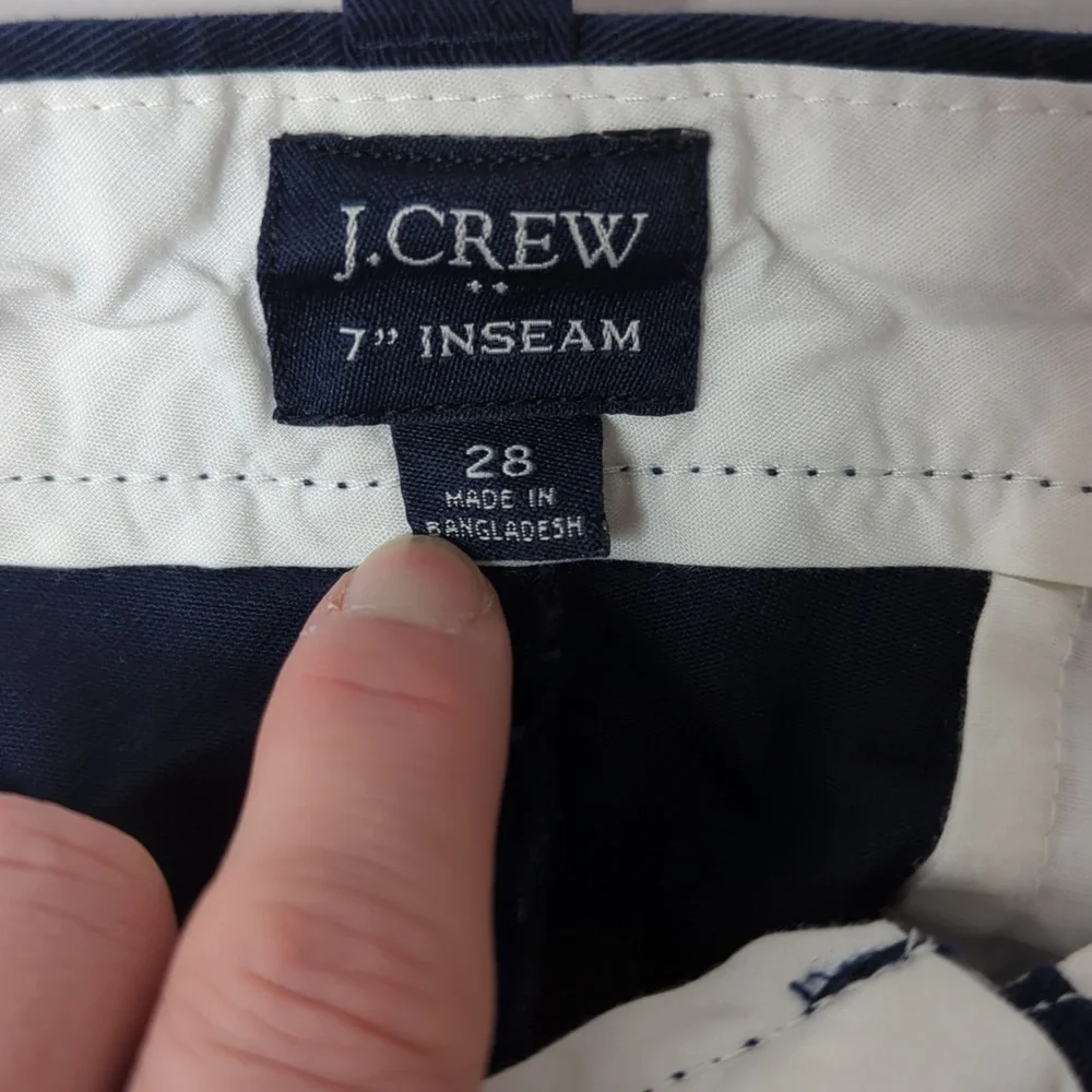 NWOT J. Crew flex chino shorts 7